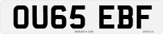 License plate of the United Kingdom, 2001 year system