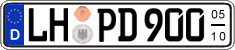 German license plate, Seasonal plates