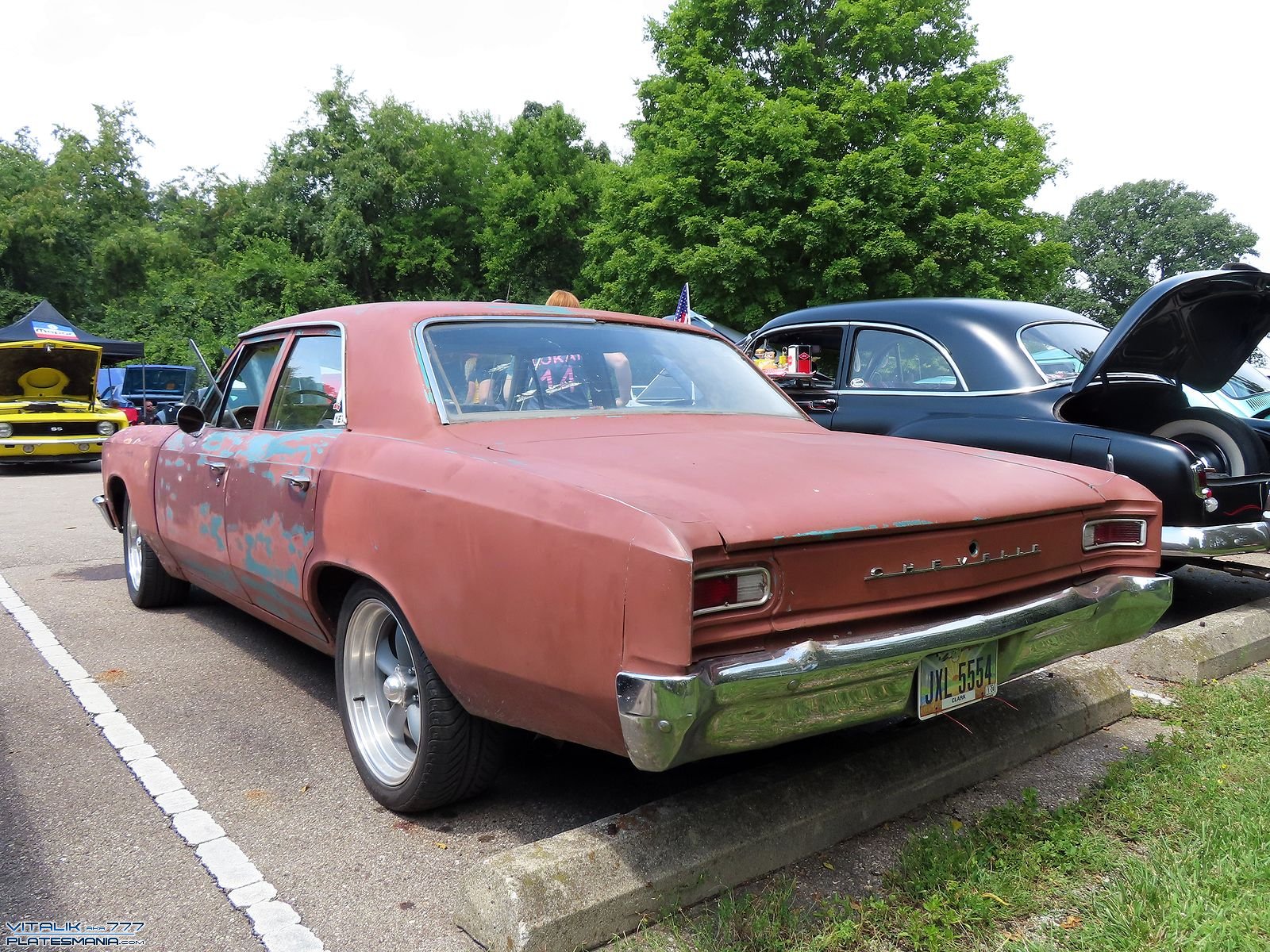 JXL 5554, Chevrolet Chevelle 1st gen 1966 4-door Hardtop (39; A-body), 2nd facelift, 1965–1966