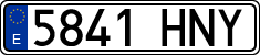 License plates of Spain, Ordinary (2000)