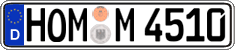 German license plate, Regular plates