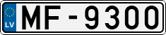 License plate of Latvia, Regular car plates