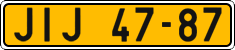 License plate of the Czech Republic, Commercial vehicles (1960)