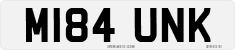 License plate of the United Kingdom, 1983 year system