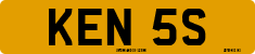License plate of the United Kingdom, 1963 year system