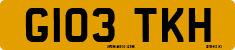 License plate of the United Kingdom, 1983 year system