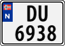 License plate of Norway, Trailers, motorcycles, special vehicles