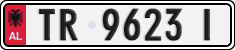 License plate of Albania, Cars (1993)