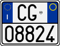 License plate of Italy, Motorcycles (1994 year series)