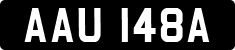 License plate of the United Kingdom, 1963 year system
