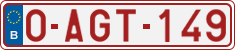 License plate of Belgium, Regular plates (2010)