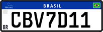 License plate of Brazil, Private owners (Mercosul)