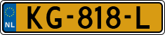 License plate of the Netherlands, Cars