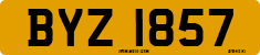 License plate of the United Kingdom, Northern Ireland (1966)