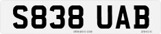 License plate of the United Kingdom, 1983 year system