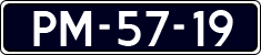 License plate of the Netherlands, Imported oldtimers (cars)