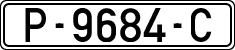 License plates of Spain, 1971 year series