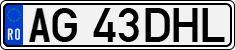 License plate of Romania, Regular plates