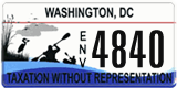 District of Columbia, Specialty plates (1234)