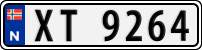 License plate of Norway, Trailers, motorcycles, special vehicles