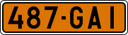 License plate of Finland, Special vehicles