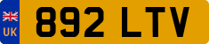 License plate of the United Kingdom, 1932 year system