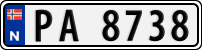 License plate of Norway, Trailers, motorcycles, special vehicles