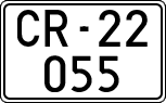 License plates of Spain, 1900 year series