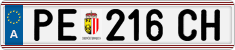 License plate of Austria, Regular plates