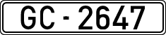 License plates of Spain, 1900 year series