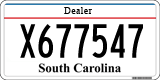 South Carolina, Dealer (X123456)