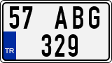 License plate of Turkey, Regular plates