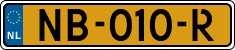 License plate of the Netherlands, Cars