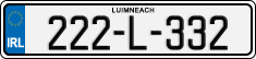License plate of Ireland, Regular plates