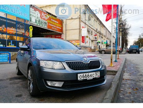 о666кс57, Skoda Octavia