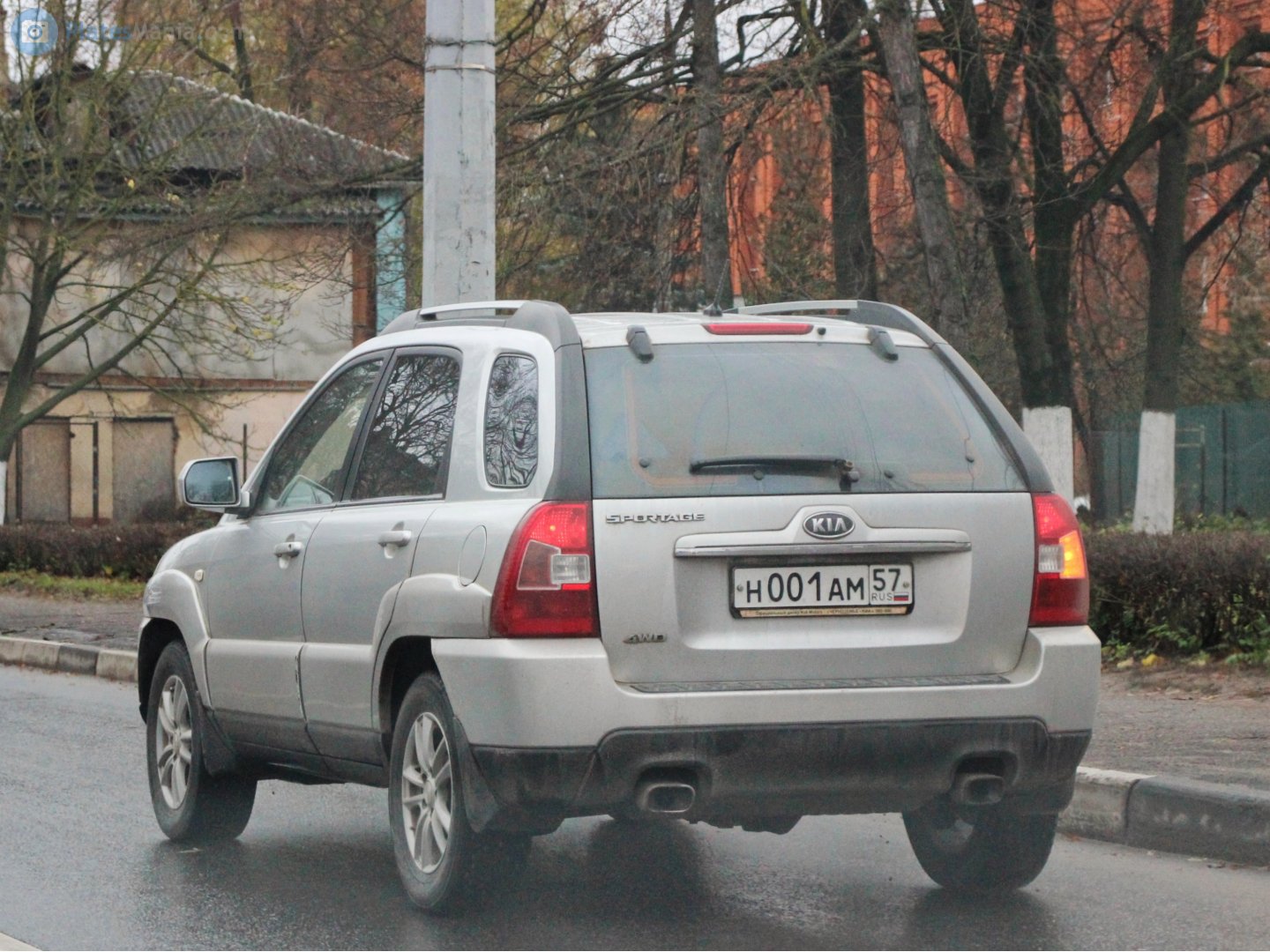 н 001 ам 57, Kia Sportage 2nd gen (KM), 1st facelift, 2008–2010 (–2013 for CN-market)