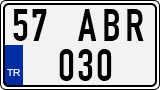License plate of Turkey, Regular plates