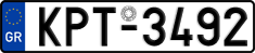 License plate of Greece, Cars