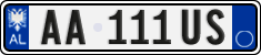License plate of Albania, Cars (2011)