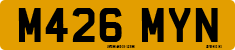 License plate of the United Kingdom, 1983 year system