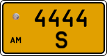 License plate of Armenia, Public transport