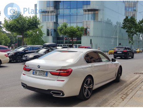 AA 111 US, BMW 7 Series