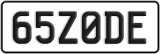 License plate of New Zealand, Vanity Plates