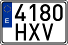 License plates of Spain, Ordinary (2000)