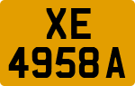 License plate of Singapore, Exceptional vehicles