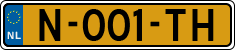 License plate of the Netherlands, Cars
