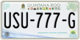 Quintana Roo, Cars (AAA-000-A)