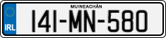 License plate of Ireland, Regular plates