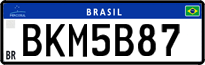 License plate of Brazil, Private owners (Mercosul)