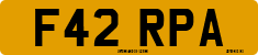 License plate of the United Kingdom, 1983 year system
